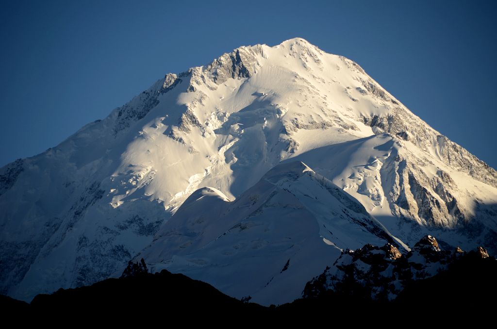 24 Gasherbrum I Hidden Peak North Face Close Up Before Sunset From Gasherbrum North Base Camp In China